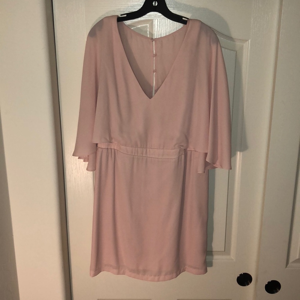 Light pink  3 button dress